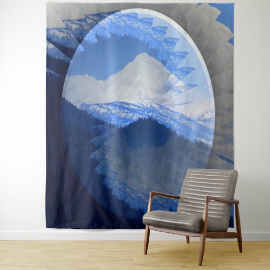 Mooie Mount Shasta..... Wandkleed (In situ)