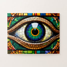 Mooie Mozaïek Oogpuzzel Legpuzzel