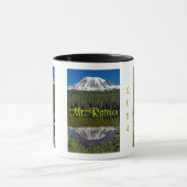 Mooie Mt. Rainier, staat Washington, Souvenir Mok (Midden)