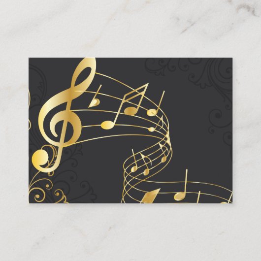 Mooie Musical Note Luxe design Visitekaartje (Voorkant)