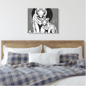 Mooie muur canvas penting (Insitu (Slaapkamer))