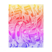 Mooie muziek Gelukkige kleuren Levendige muzieknot