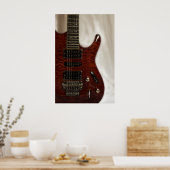 Mooie muziek—Ibanez Poster (Keuken)