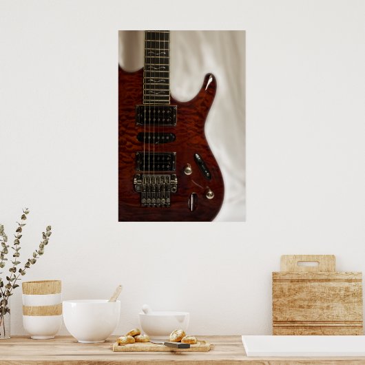 Mooie muziek—Ibanez Poster (Keuken)