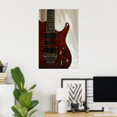 Mooie muziek—Ibanez Poster (Thuiskantoor)