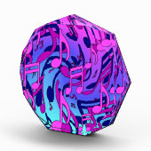 Mooie muziek in een verhitte, kleurrijke muzikale  fotoblokken (Rechts)