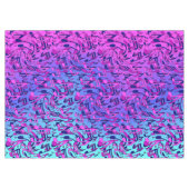 Mooie muziek, kleurrijke zwevende notities roze Aq Tafelkleed (Voorkant (Horizontaal))