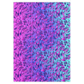 Mooie muziek, kleurrijke zwevende notities roze Aq Tafelkleed (Voorkant)