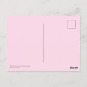 Mooie muziek toont roze Paarse blauw Aqua Briefkaart (Achterkant)