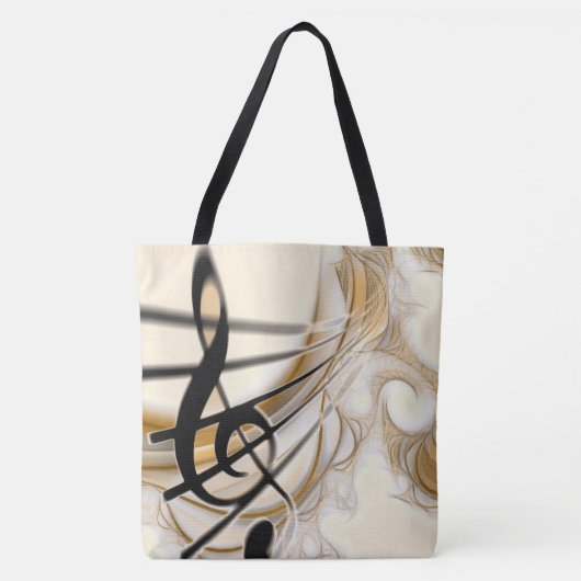 Mooie muziek tote bag (Voorkant)