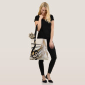 Mooie muziek tote bag (Op model)