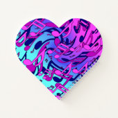 Mooie muzikale muzieknotities levendig gestroomlij notitieboek (Achterkant)