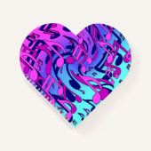 Mooie muzikale muzieknotities levendig gestroomlij notitieboek (Voorkant)