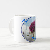 Mooie Mykonos Koffiemok (Voorkant links)