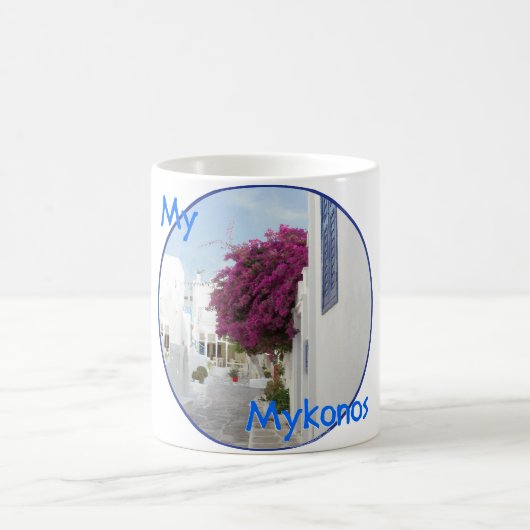 Mooie Mykonos Koffiemok (Center)