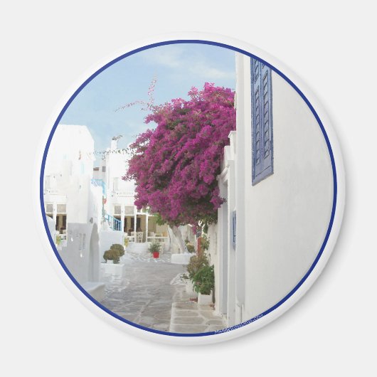 Mooie Mykonos Magneet (Voorkant)