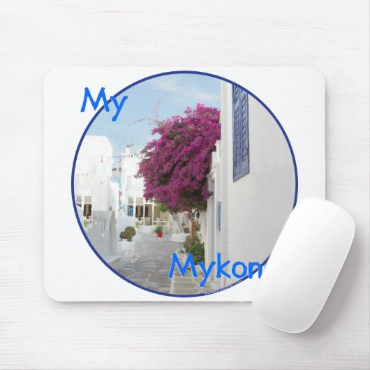 Mooie Mykonos Muismat (Met muis)