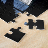 Mooie Mystic Old Tree Ocean Beach Scene Foto Legpuzzel (Zijkant)