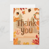 Mooie Mystieke Herfst Herfst Bedankkaart (Voorkant / Achterkant)