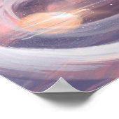 Mooie mystieke moeder aarde en universum poster (Hoek)