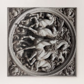 "Mooie Mystieke Paarden" 34 Legpuzzel (Horizontaal)