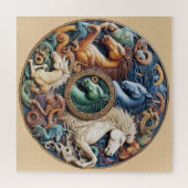 "Mooie Mystieke Paarden" 39 Legpuzzel (Horizontaal)