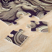 "Mooie Mystieke Paarden" 46 Legpuzzel (Zijkant)