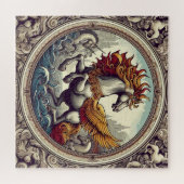 "Mooie Mystieke Paarden" 46 Legpuzzel (Horizontaal)