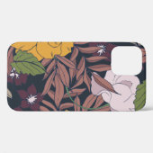 Mooie naadloze florale achtergrond. Case-Mate iPhone case (Achterkant (horizontaal))