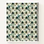 Mooie naadloze zebra. notitieboek (Achterkant)