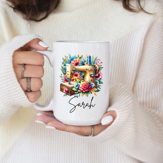 Mooie Naaimachine  Koffiemok