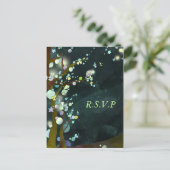 Mooie nacht: bruiloft RSVP Briefkaarten (Staand voorkant)