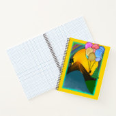 Mooie nacht met kleurrijke notitieboek (Binnen)