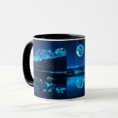 Mooie nacht op het meer Mok (Voorkant links)