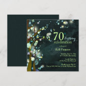 Mooie nacht Sassy 70ste verjaardagsfeestje Kaart (Voorkant / Achterkant)