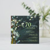 Mooie nacht Sassy 70ste verjaardagsfeestje Kaart (Staand voorkant)