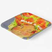 Mooie nachtelijke wending papieren bordje (Gebogen)