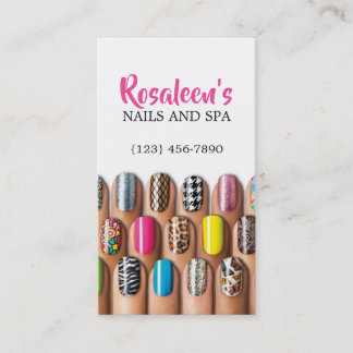 Mooie Nagels Salon & Spa Visitekaartje