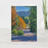 Mooie najaarscène in Crested Butte Kaart (Voorkant)