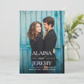 Mooie Namen Save the Date Aankondiging (Staand voorkant)