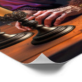 Mooie nar - 12 x 16 Poster (Hoek)