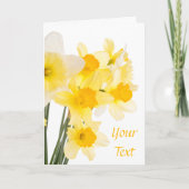 Mooie Narcissen Wenskaart Kaart (Voorkant)