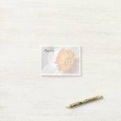 Mooie Narcissus Bloei Macro Post-it® Notes (Op bureau)