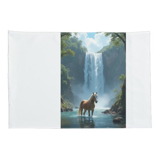 Mooie natie kussensloop (Achterkant-Rechts)