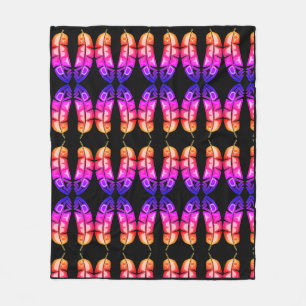 Mooie Native American Design Fleece Blanket Deken