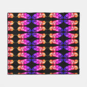 Mooie Native American Design Fleece Blanket Deken (Voorkant (Horizontaal))