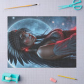 Mooie Native American vrouw hemelse sterren Tissuepapier (Craft)