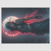 Mooie Native American Woman Decoupage Tissuepapier (Voorkant)