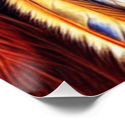 Mooie Native American Woman Perfect Poster (Hoek)