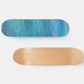 Mooie natuur blauwe oceaangolven persoonlijk skateboard (Horizontaal)
